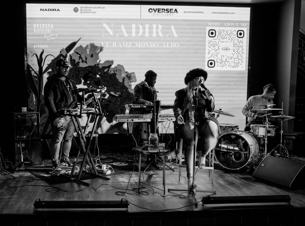 Nadira music group featuring Ramz Mondo Aldo mixture of nuevo soul R&B hip hop